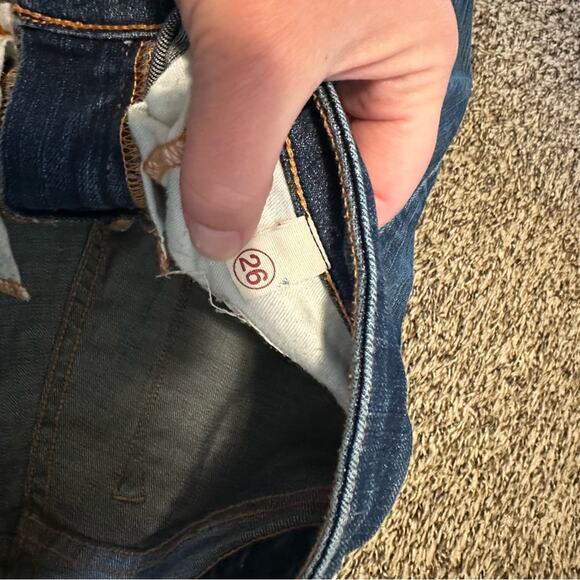 J brand woman’s jeans size 26 distressed‎ blue skinny - Picture 8 of 9